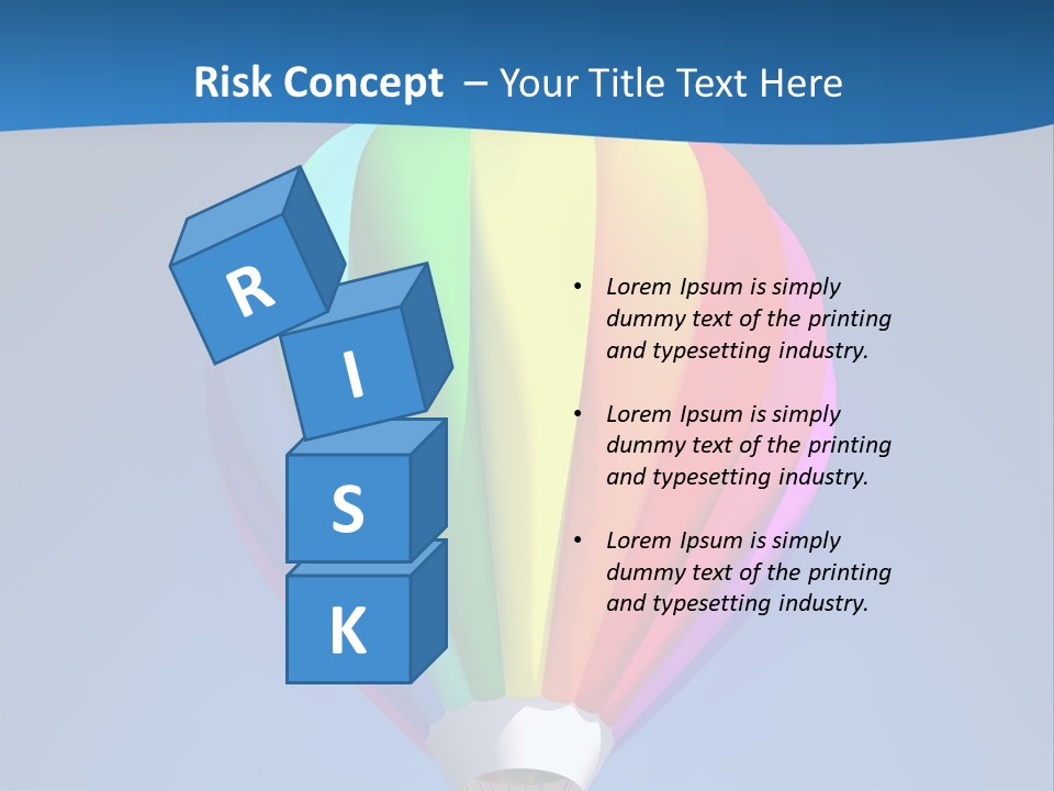 Air Sky Basket PowerPoint Template