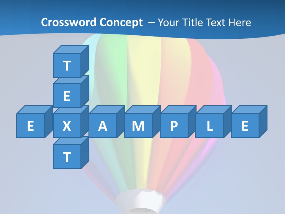 Air Sky Basket PowerPoint Template