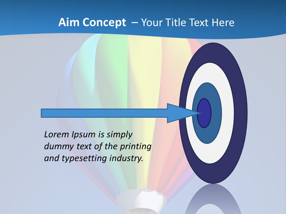 Air Sky Basket PowerPoint Template