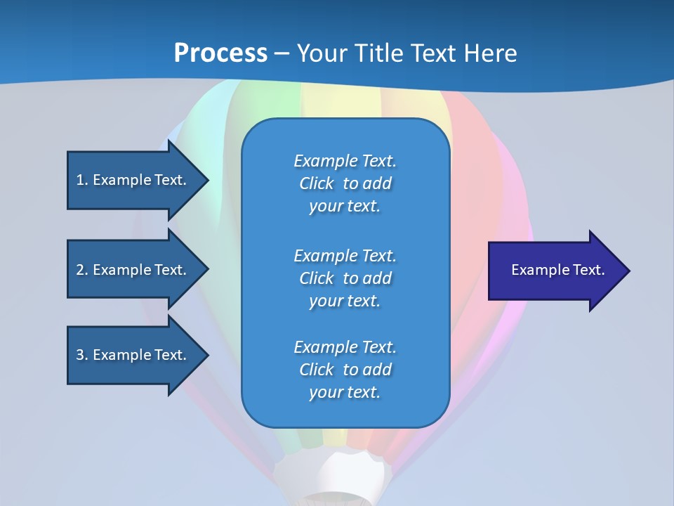 Air Sky Basket PowerPoint Template