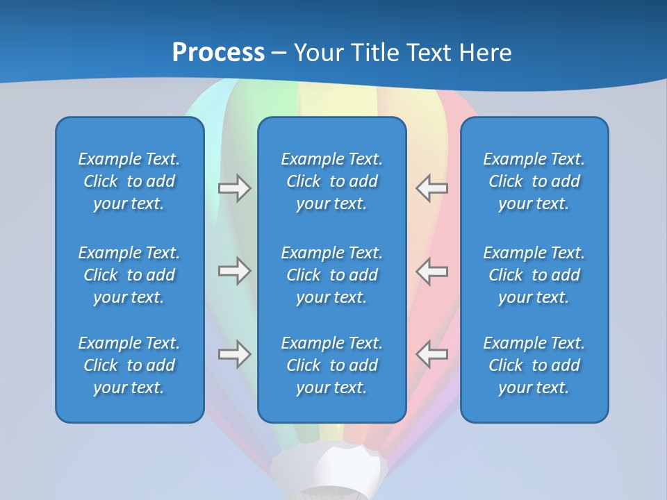 Air Sky Basket PowerPoint Template