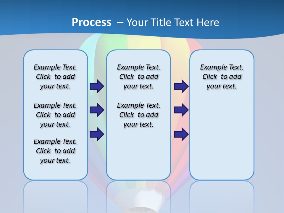 Air Sky Basket PowerPoint Template