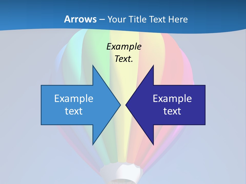Air Sky Basket PowerPoint Template