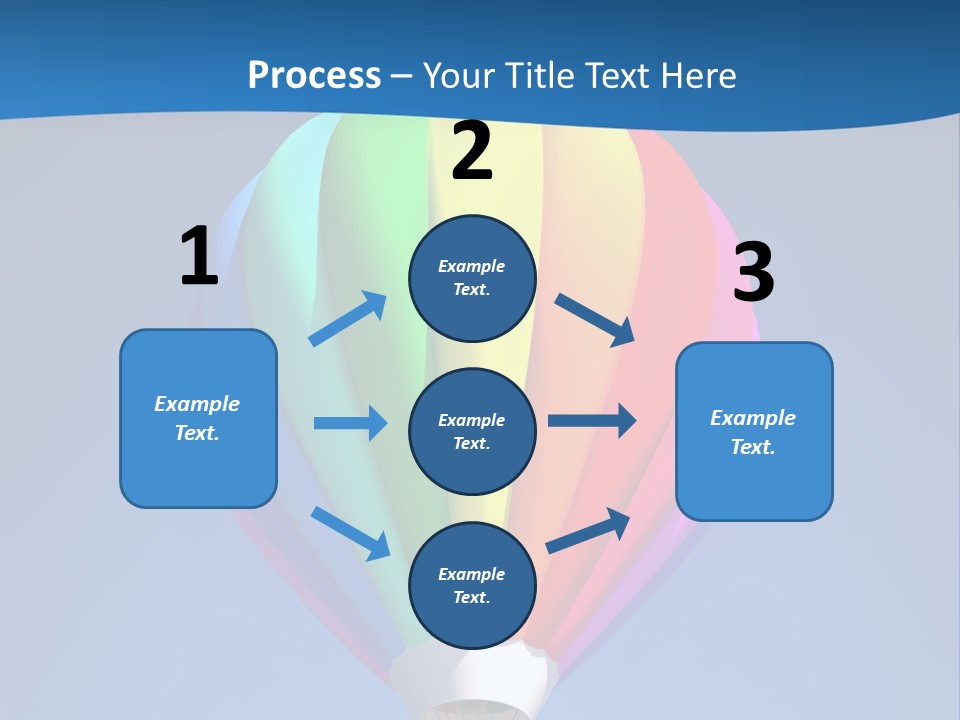 Air Sky Basket PowerPoint Template