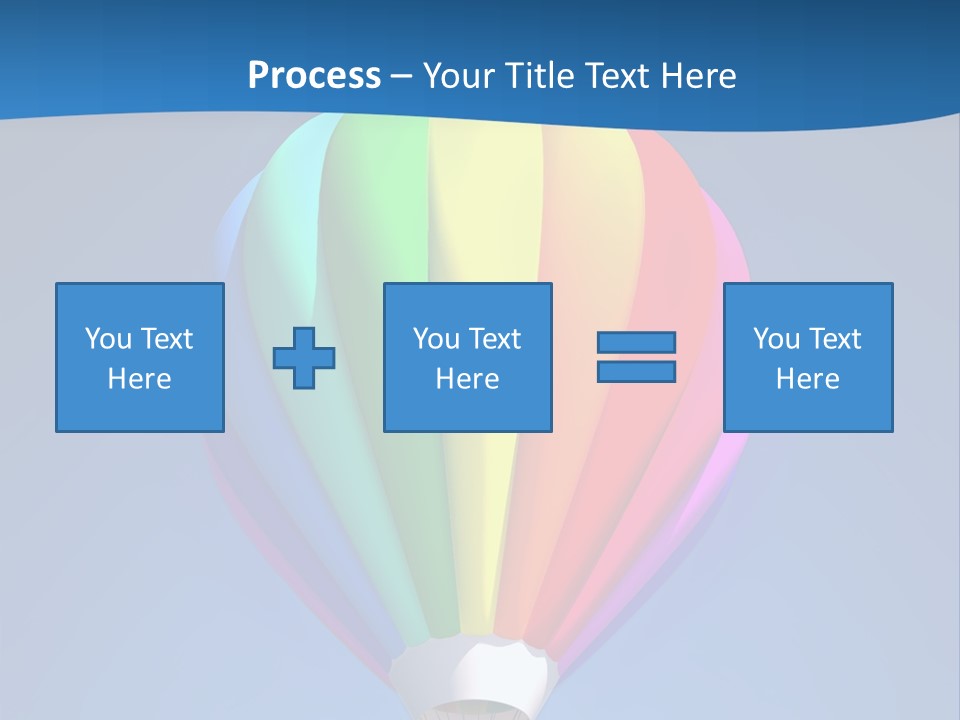 Air Sky Basket PowerPoint Template
