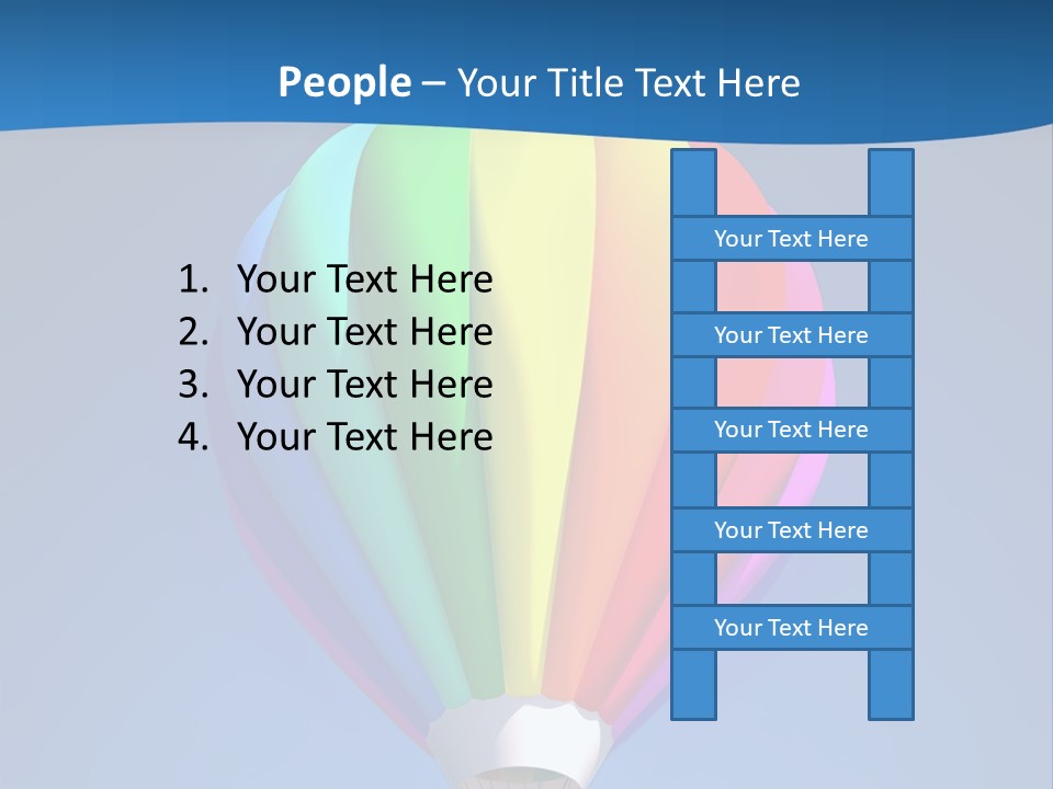 Air Sky Basket PowerPoint Template