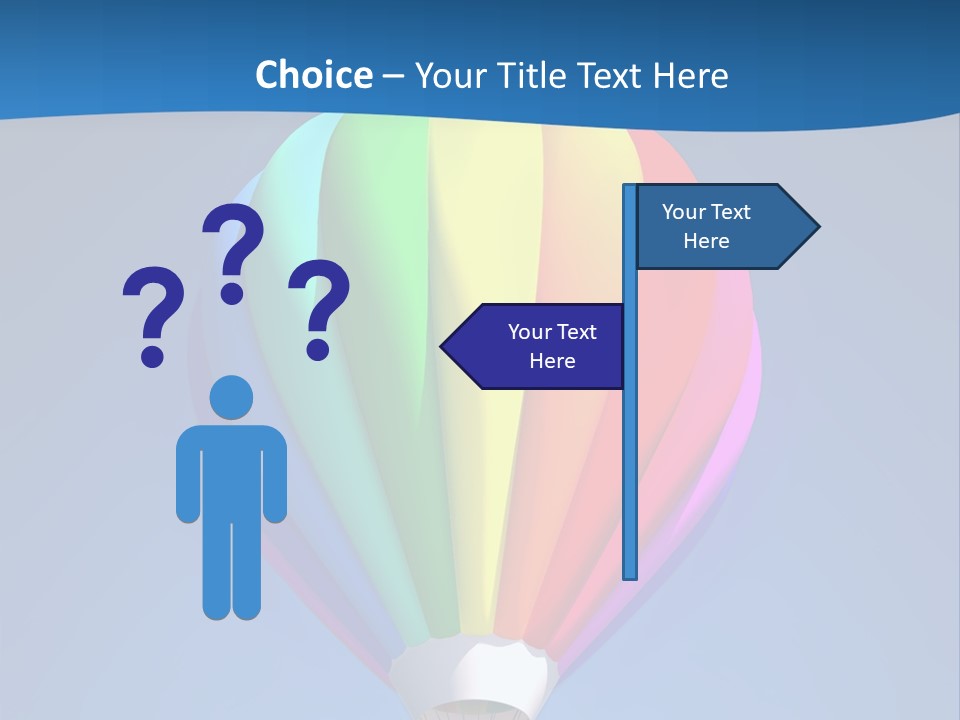 Air Sky Basket PowerPoint Template
