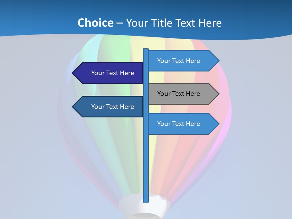 Air Sky Basket PowerPoint Template