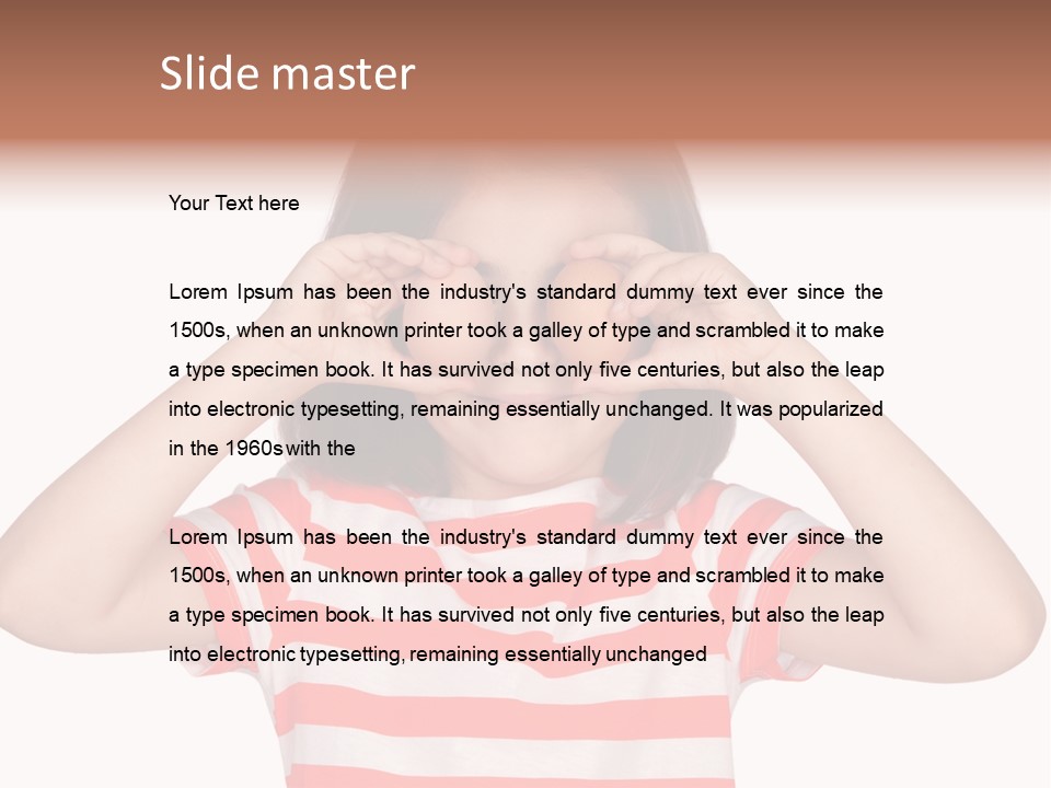 Diet Girl Food PowerPoint Template