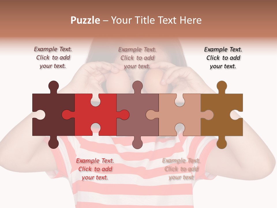 Diet Girl Food PowerPoint Template