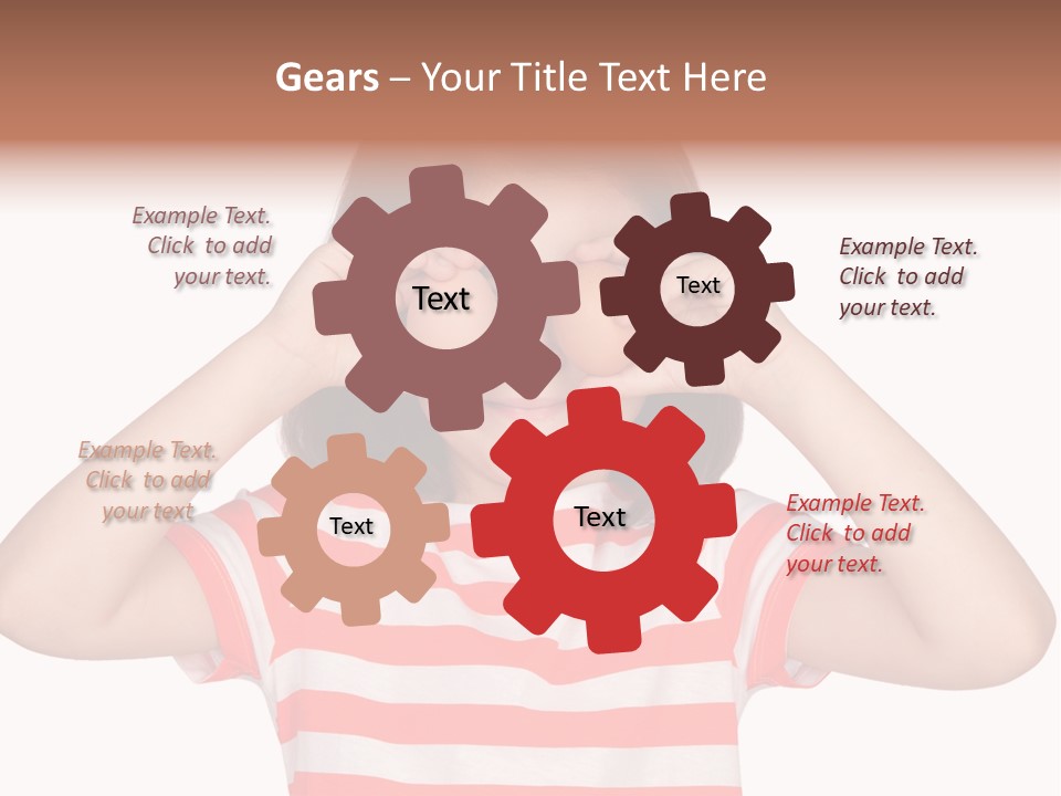 Diet Girl Food PowerPoint Template