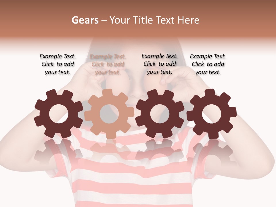 Diet Girl Food PowerPoint Template