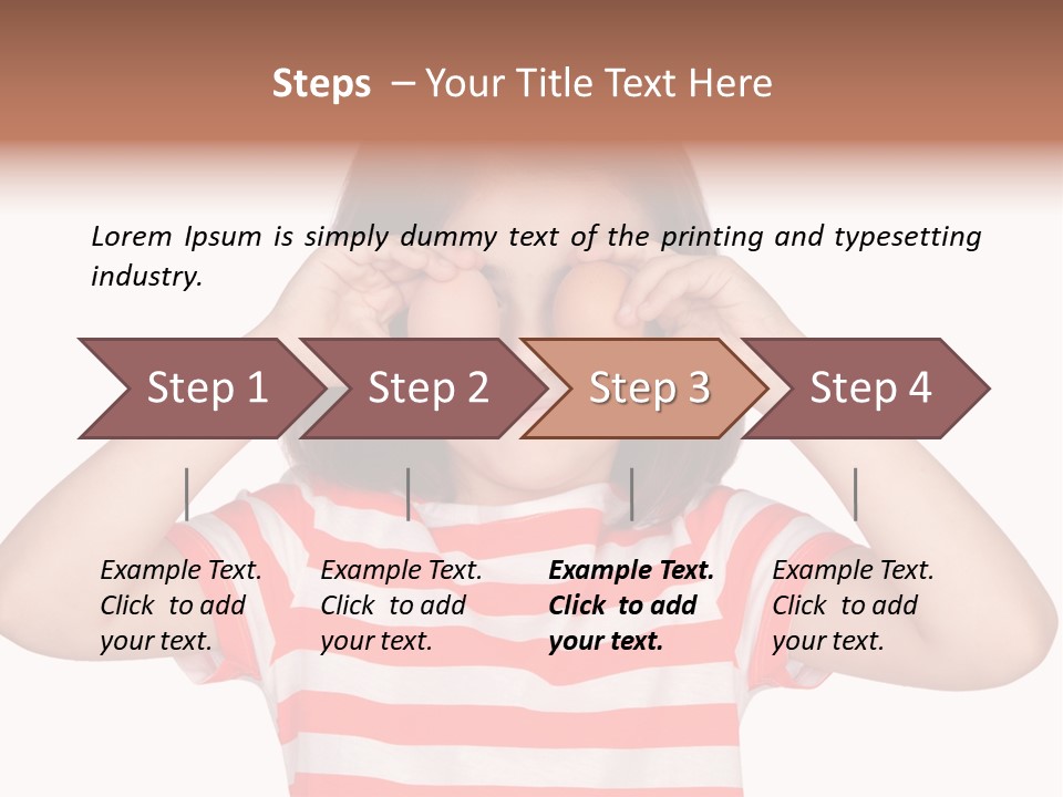 Diet Girl Food PowerPoint Template