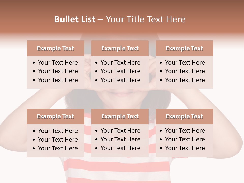 Diet Girl Food PowerPoint Template