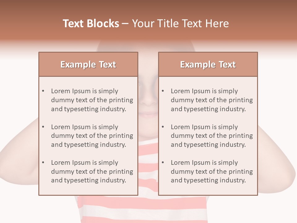 Diet Girl Food PowerPoint Template