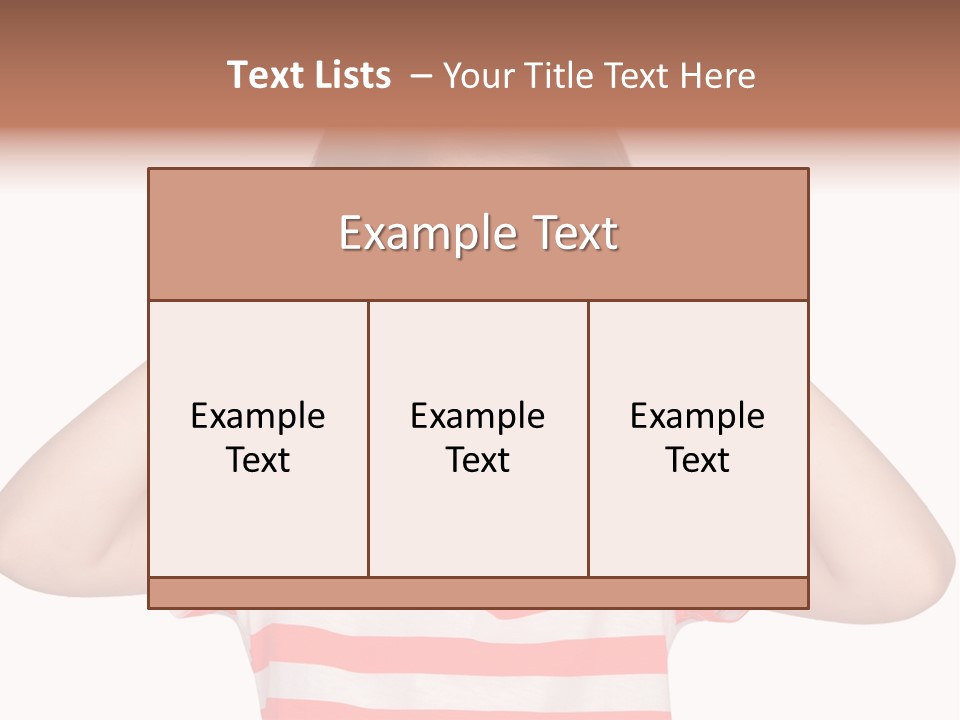 Diet Girl Food PowerPoint Template