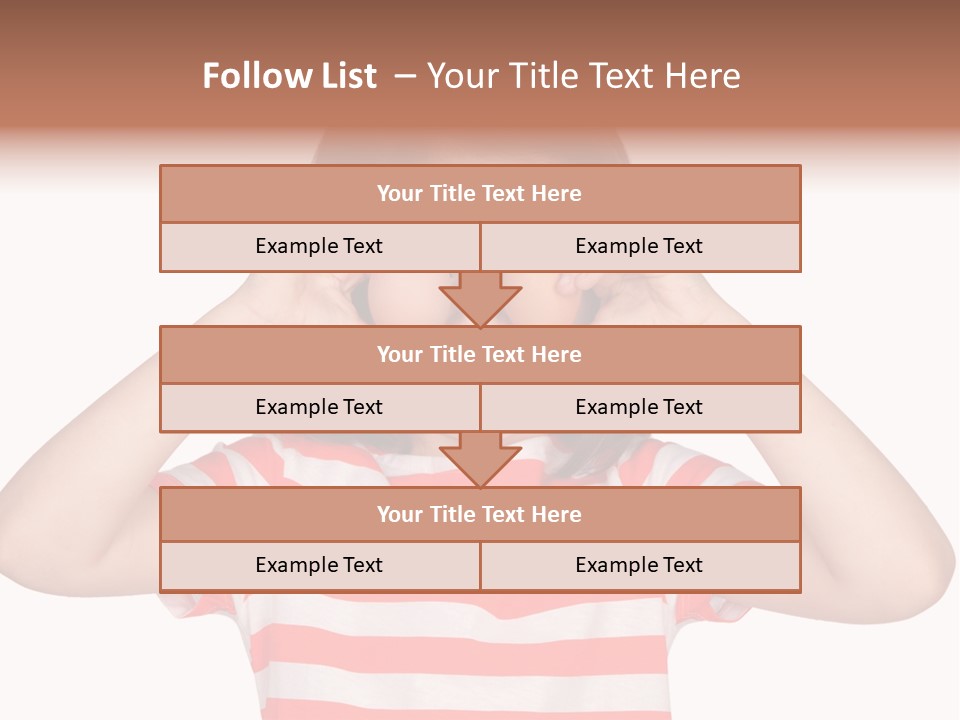 Diet Girl Food PowerPoint Template