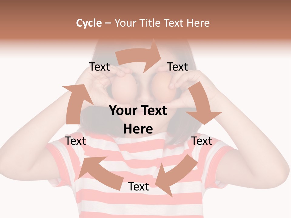 Diet Girl Food PowerPoint Template