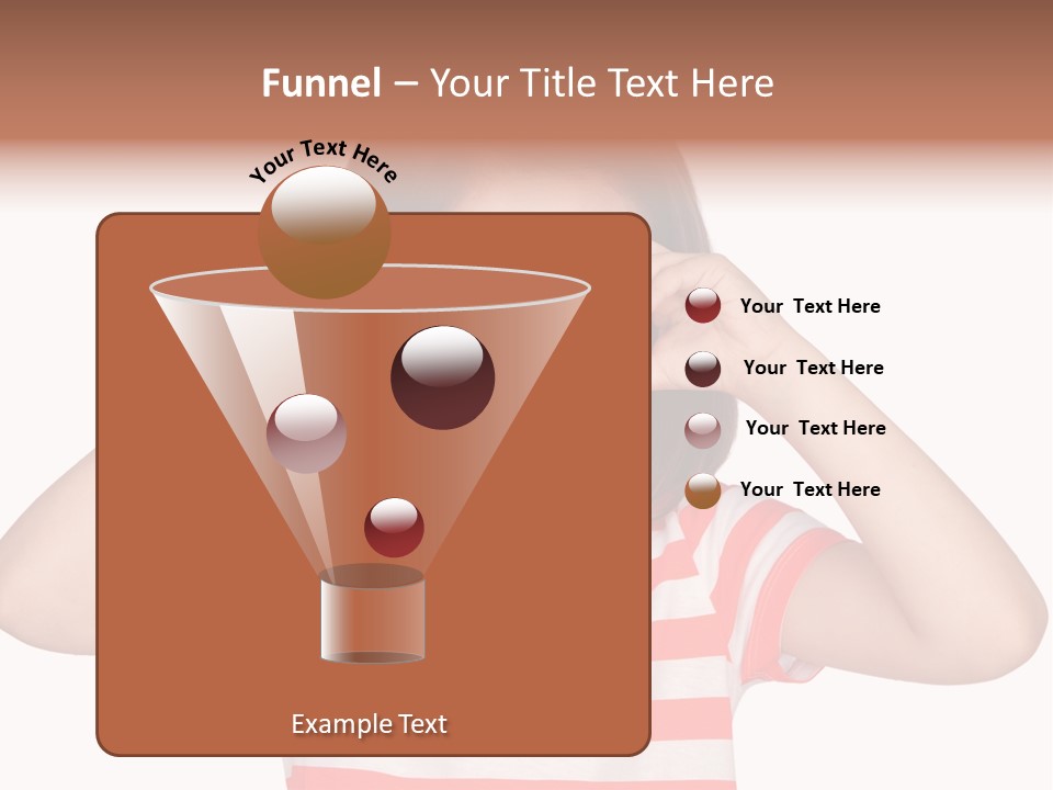 Diet Girl Food PowerPoint Template