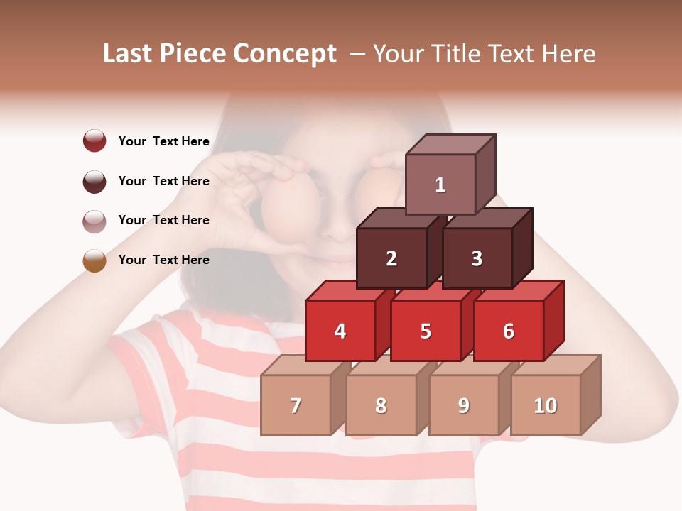 Diet Girl Food PowerPoint Template