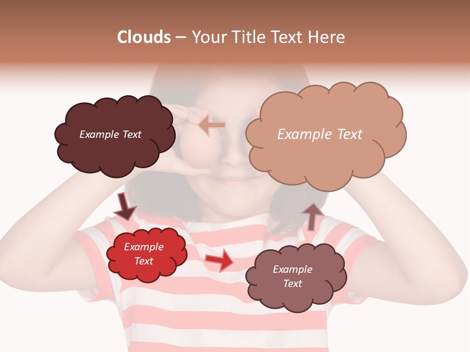 Diet Girl Food PowerPoint Template