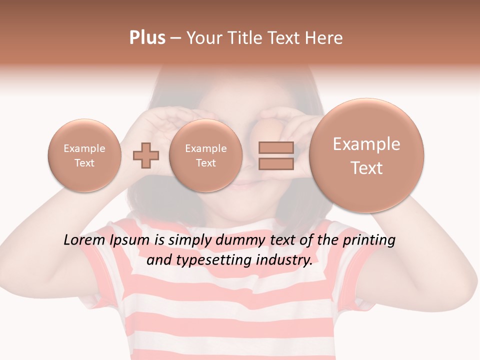 Diet Girl Food PowerPoint Template