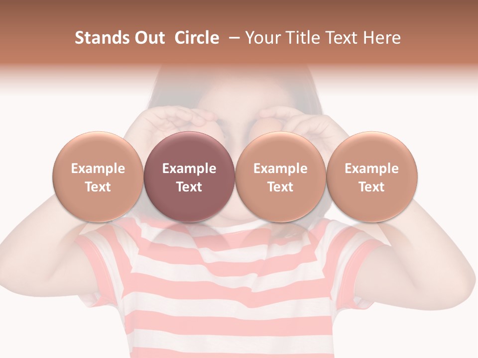 Diet Girl Food PowerPoint Template