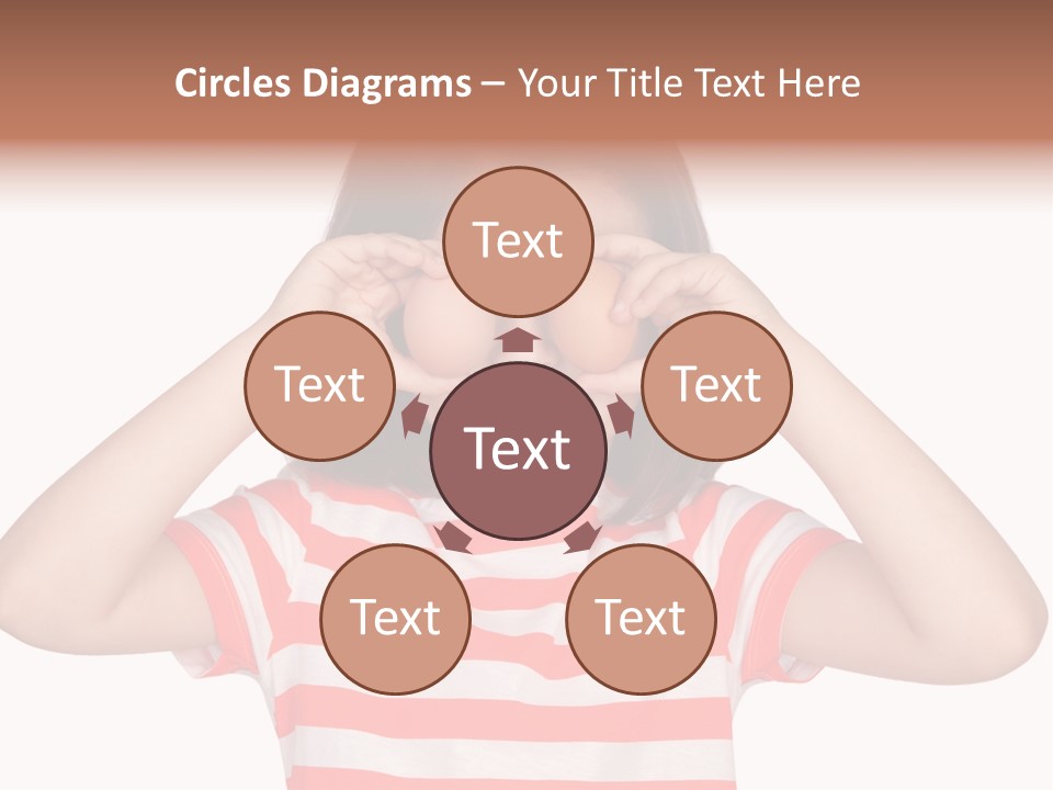 Diet Girl Food PowerPoint Template