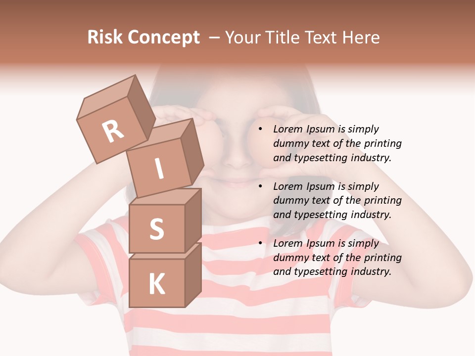 Diet Girl Food PowerPoint Template