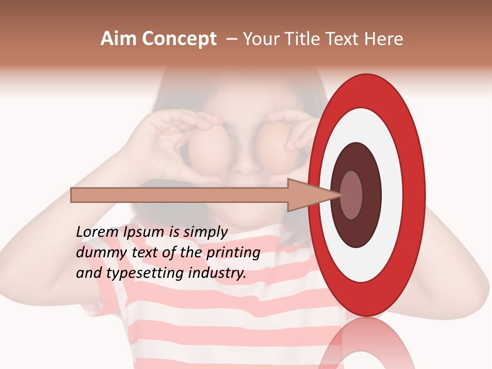 Diet Girl Food PowerPoint Template