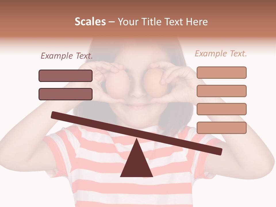 Diet Girl Food PowerPoint Template