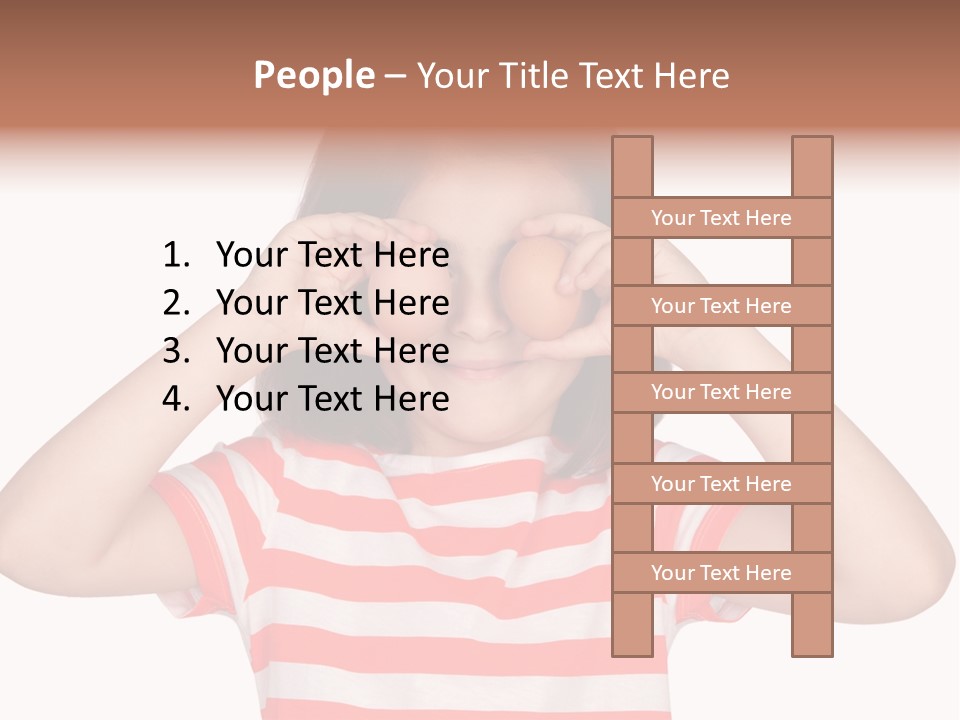 Diet Girl Food PowerPoint Template