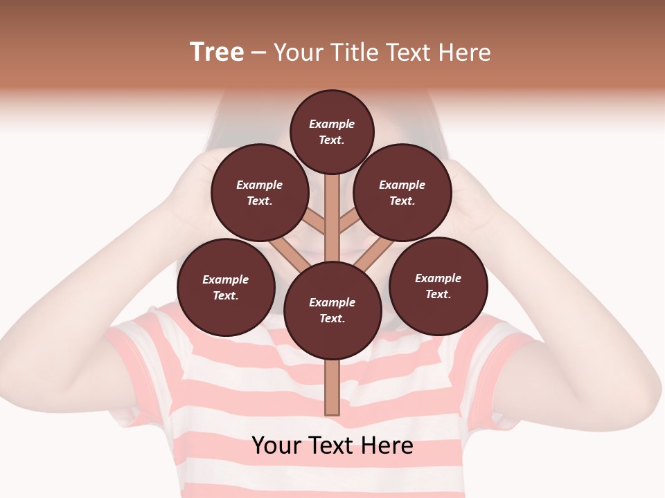 Diet Girl Food PowerPoint Template