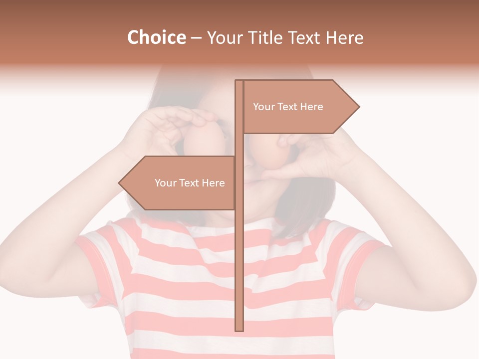 Diet Girl Food PowerPoint Template