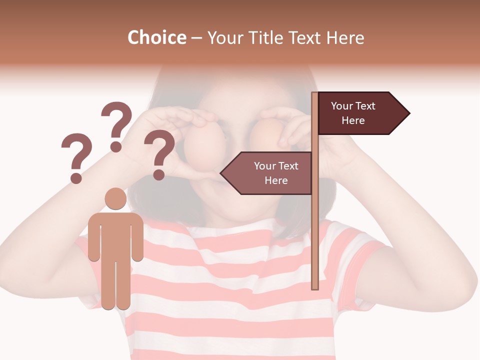 Diet Girl Food PowerPoint Template