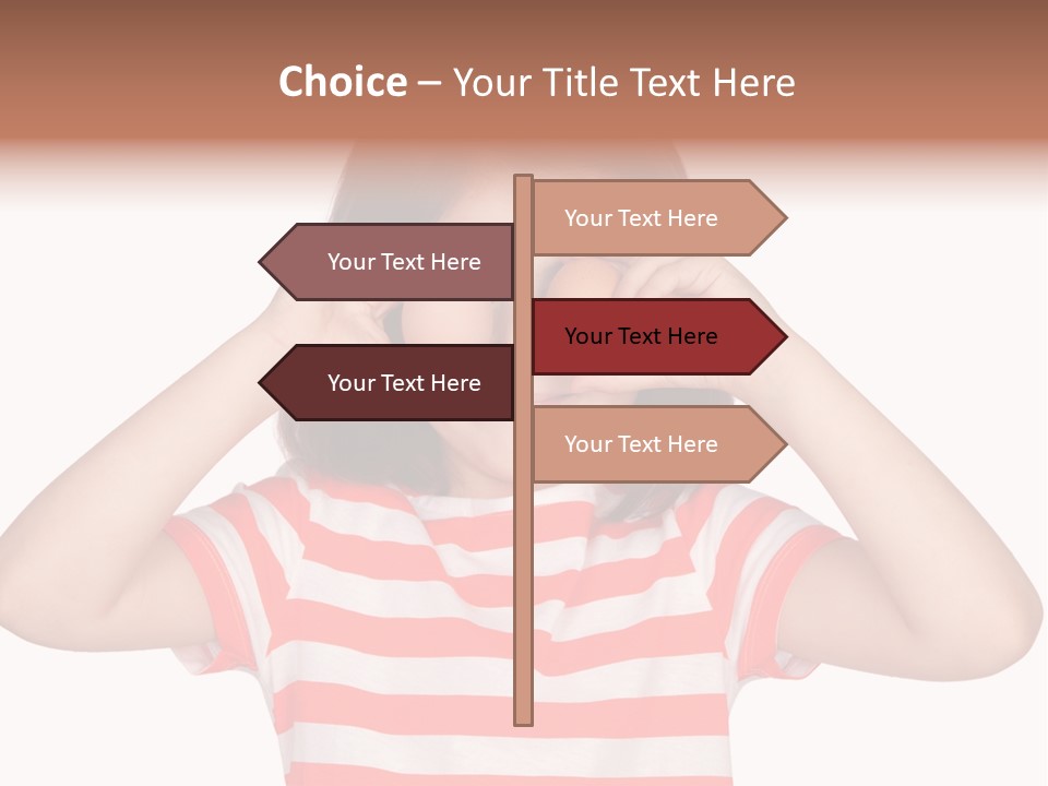 Diet Girl Food PowerPoint Template