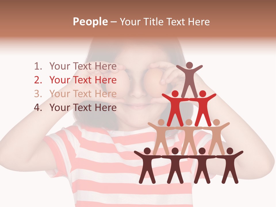 Diet Girl Food PowerPoint Template