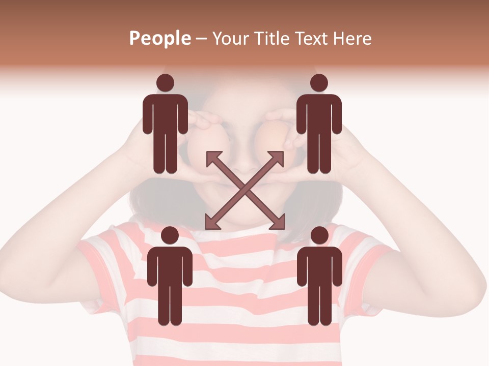 Diet Girl Food PowerPoint Template