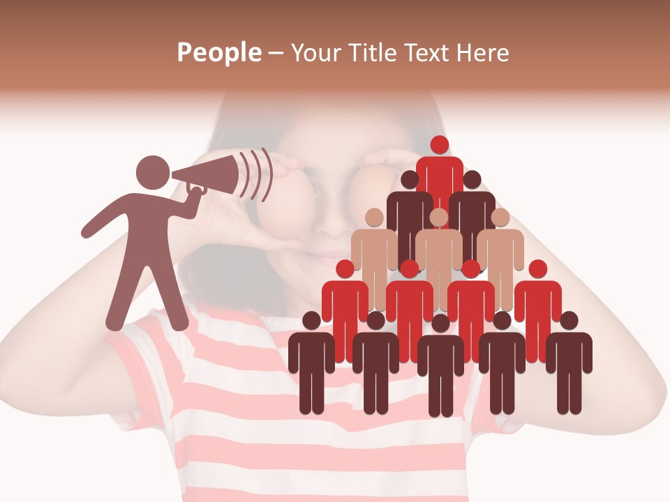 Diet Girl Food PowerPoint Template