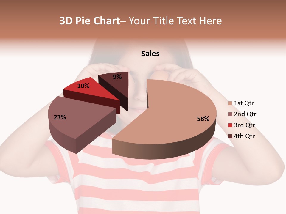 Diet Girl Food PowerPoint Template