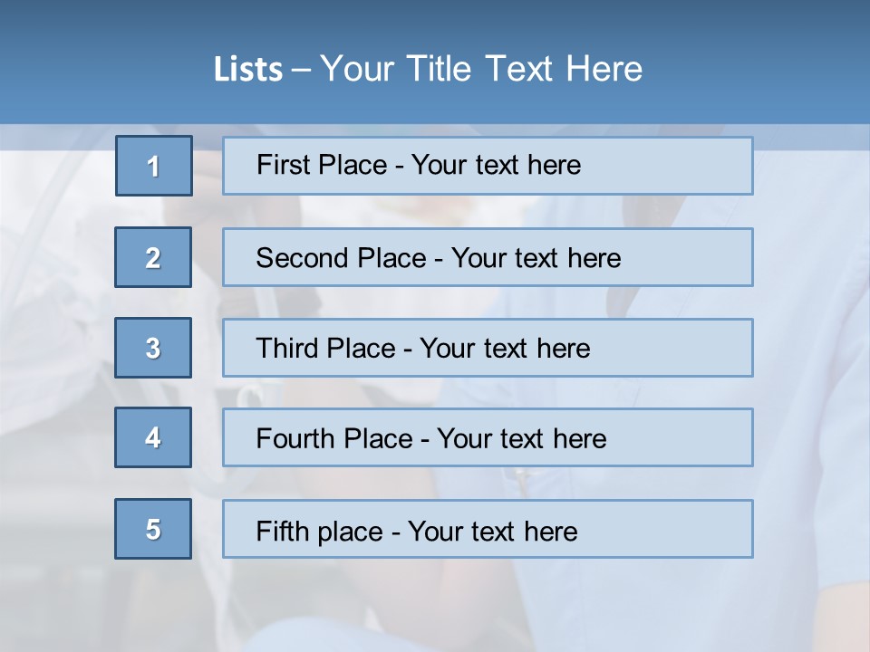 Health Background Occupation PowerPoint Template