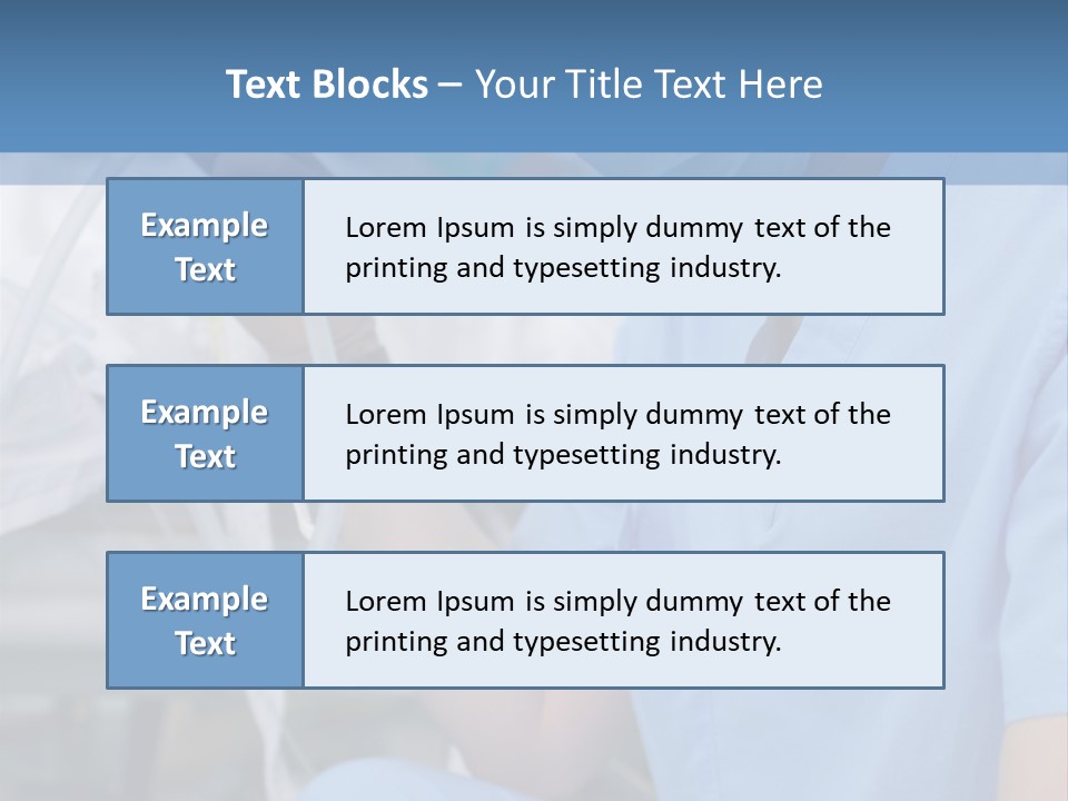 Health Background Occupation PowerPoint Template