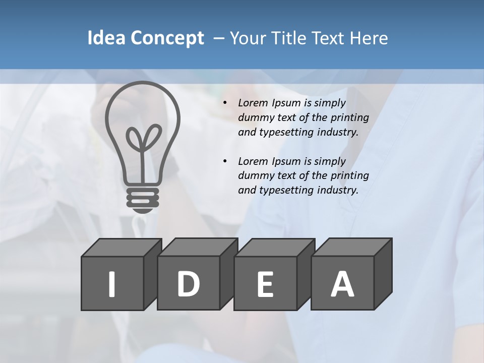 Health Background Occupation PowerPoint Template