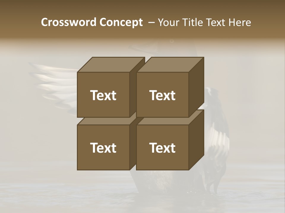 Duck Winged Bird PowerPoint Template