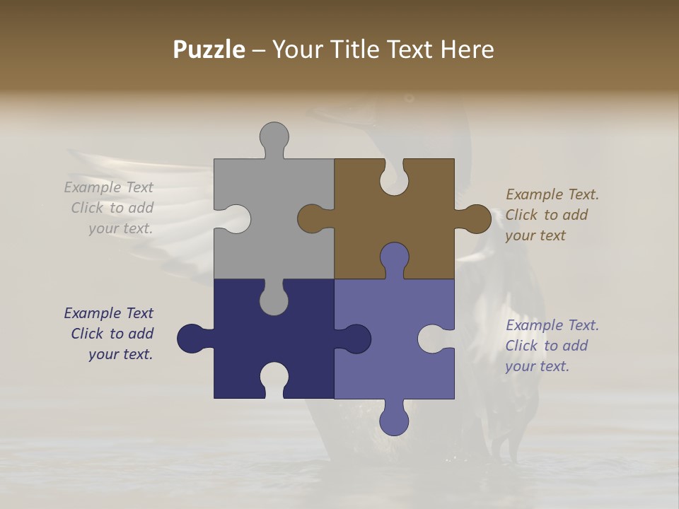 Duck Winged Bird PowerPoint Template