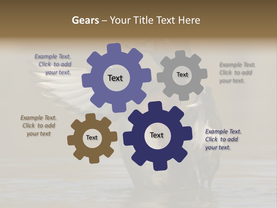 Duck Winged Bird PowerPoint Template