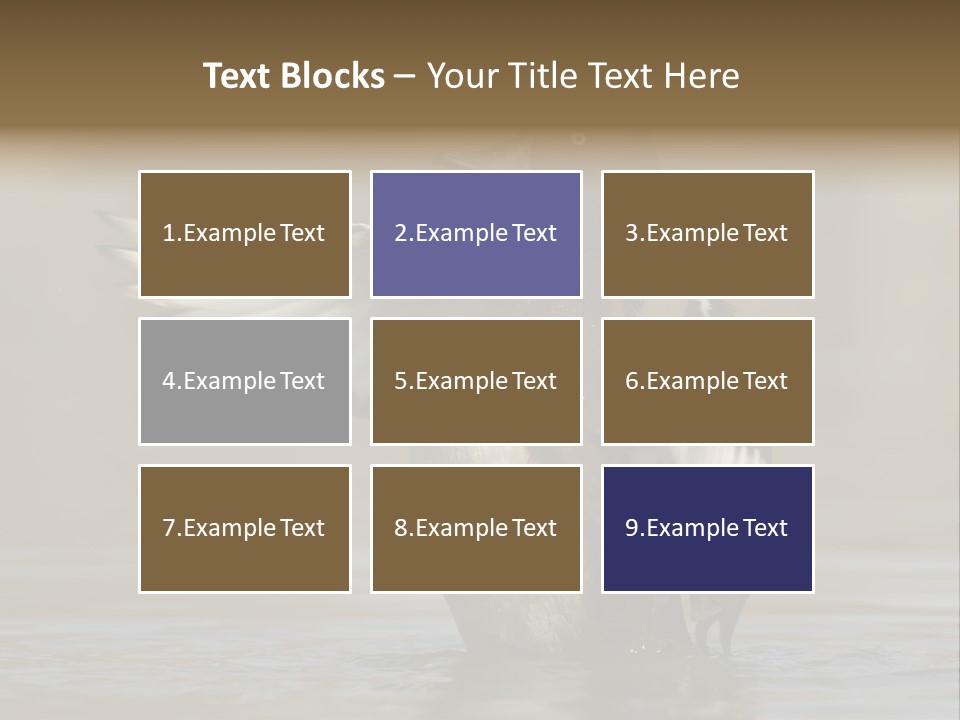 Duck Winged Bird PowerPoint Template