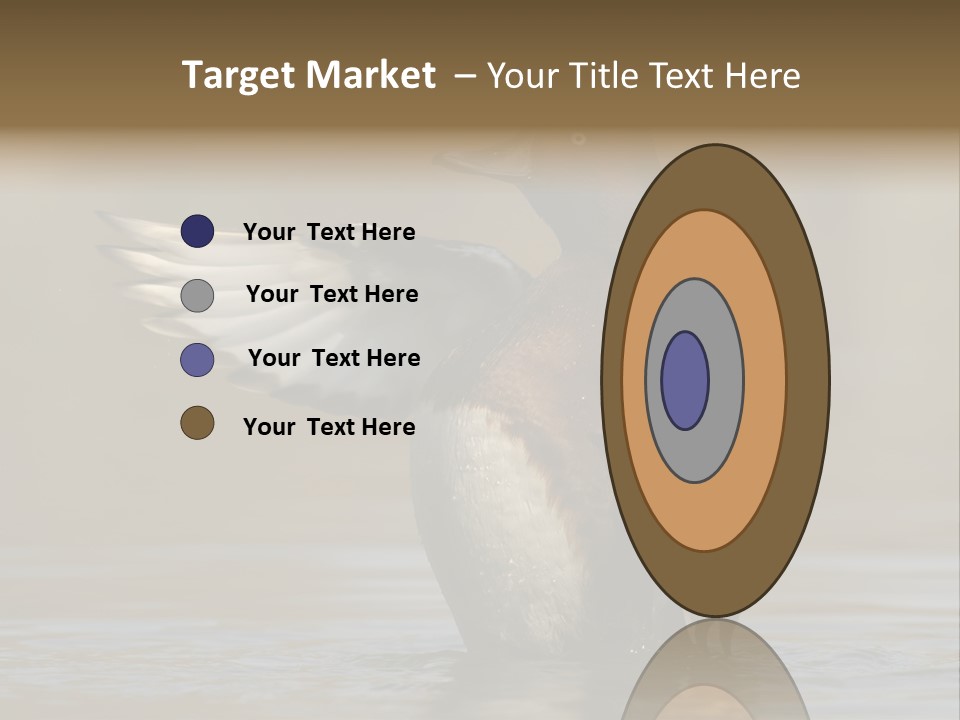 Duck Winged Bird PowerPoint Template
