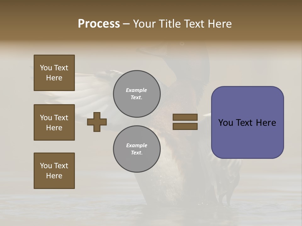 Duck Winged Bird PowerPoint Template