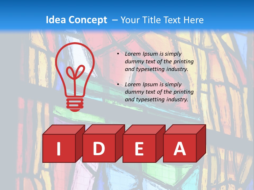 Religion Abstract Decorative PowerPoint Template